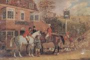 Pollard, James A Meet Outside The Swan inn china oil painting reproduction